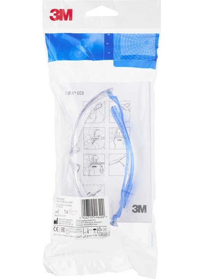3M Tora 71511-00000M Ccs PC (Earplugs Can Be Installed) As/af Protective Work Safety Glasses  - Image 3