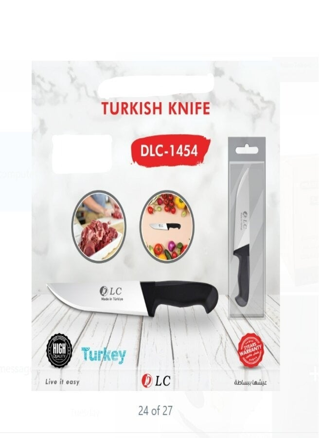 دي إل سي  سكين مطبخ تركي من الستانلس ستيل DLC-1454