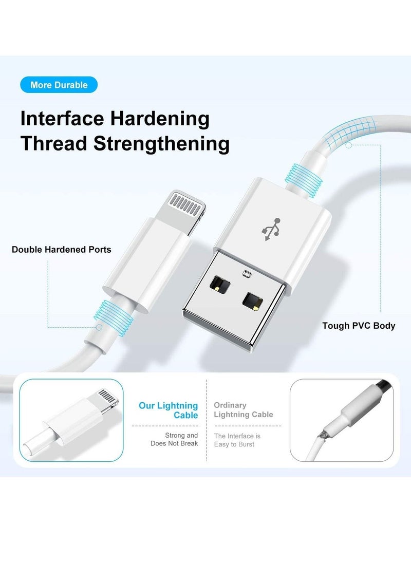3 Pack[ Apple MFi Certified ] iPhone Charger 3ft, Lightning to USB Cable 3 Feet, Fast Apple Charging Cable Cord 3 Foot for iPhone 14 Pro Max/13 Pro Max/12 Mini /11 Pro/11/XS/XR/8/7/6s/6/5S/iPad/Air. - Image 5