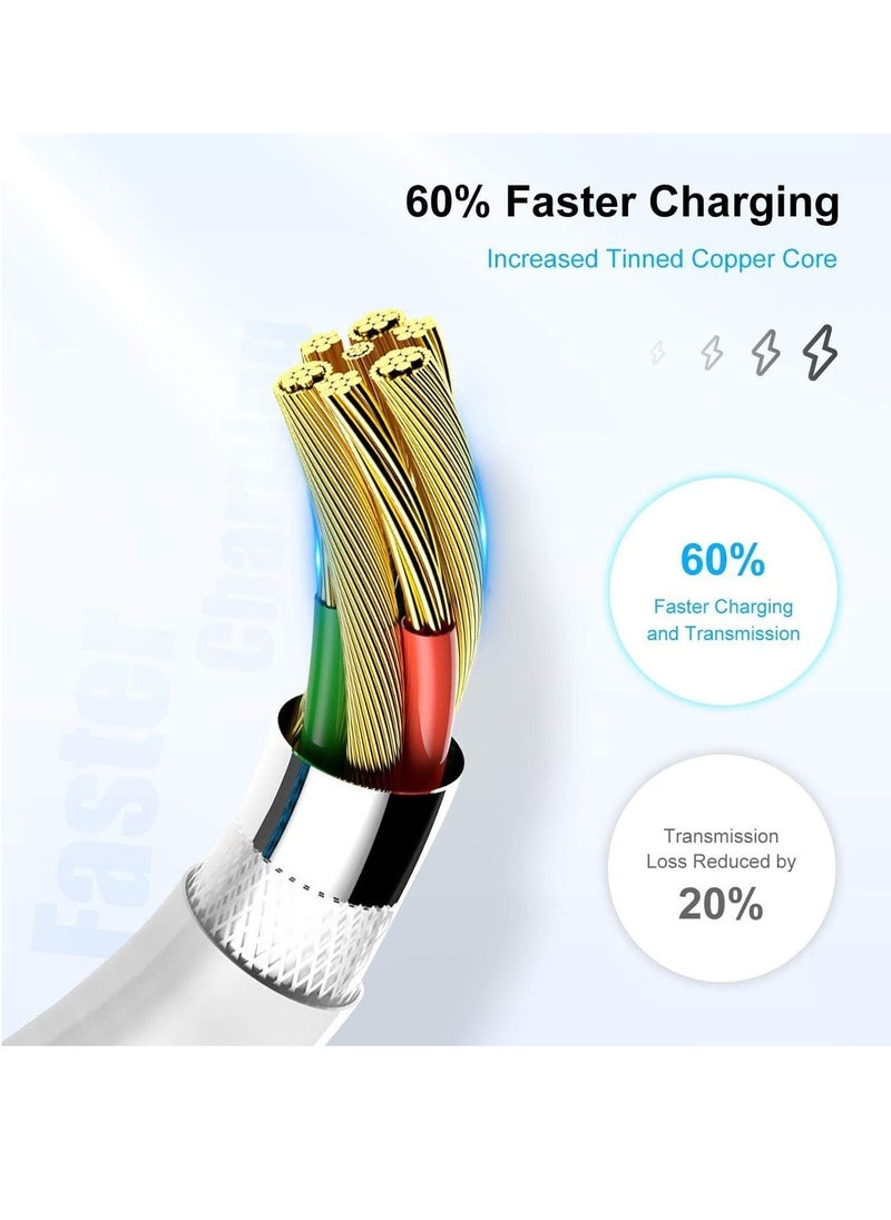 3 Pack[ Apple MFi Certified ] iPhone Charger 3ft, Lightning to USB Cable 3 Feet, Fast Apple Charging Cable Cord 3 Foot for iPhone 14 Pro Max/13 Pro Max/12 Mini /11 Pro/11/XS/XR/8/7/6s/6/5S/iPad/Air. - Image 3