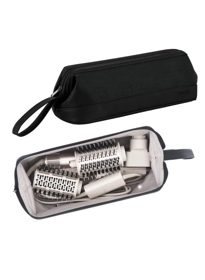 1pcs أسلوب الشعر أدوات القضية، compatiable مع دايسون Airwrap / القرش فليكس أسلوب التخزين المنزلي لمجفف الشعر فرشاة الشعر مصمم، Mutifunction مستحضرات التجميل كيس ماكياج (أسود) - Image 2