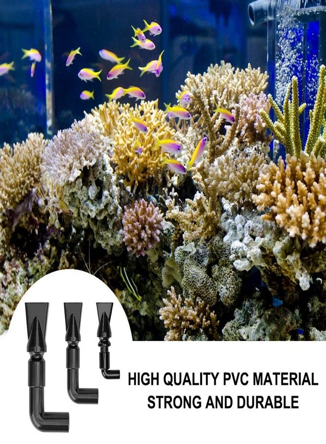 MiOYOOW 3PCS Aquarium Pump Duckbill Nozzle, 360° Adjustable Water Return Outlet Nozzle for Aquariums Fish Tanks - Image 3