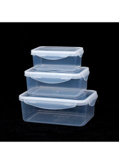 Generic Factory Direct Multi-buckle Commercial Crisper Food Grade Refrigerated Heated Crisper Storage Sealed-Specifications:Round Y 02 600ml-Color:Transparent  - Image 3