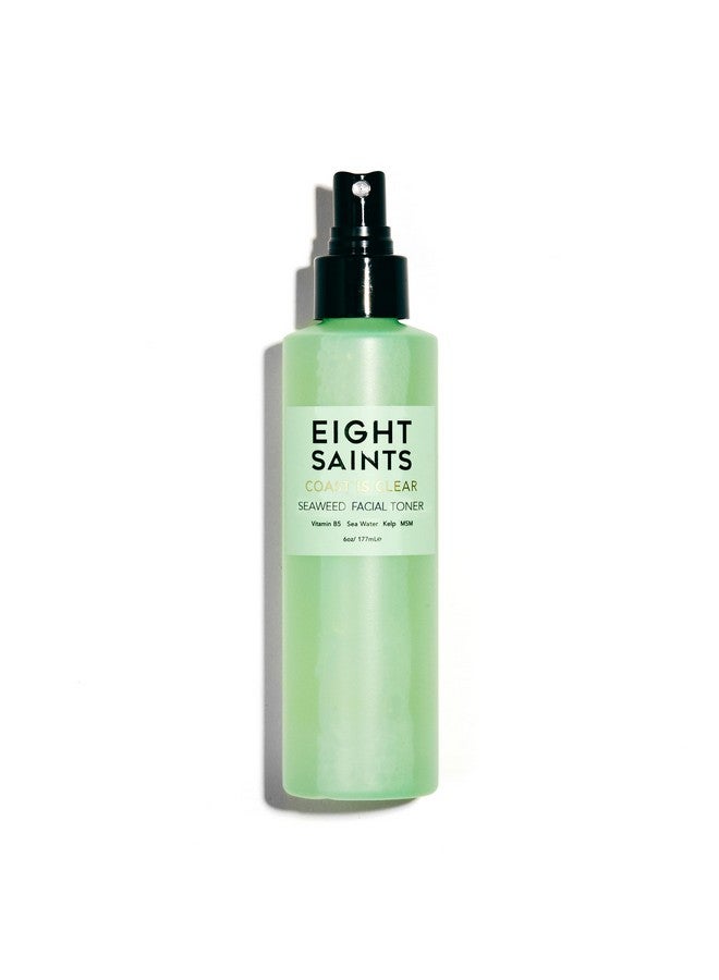 Eight Saints Coast is Clear Seaweed Anti Aging Face Toner, Natural and Organic Alcohol Free Witch Hazel Toner for Face, Minimizes Large Pores and Redness, 6 Ounces - Image 1