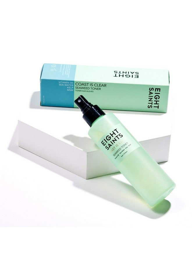 Eight Saints Coast is Clear Seaweed Anti Aging Face Toner, Natural and Organic Alcohol Free Witch Hazel Toner for Face, Minimizes Large Pores and Redness, 6 Ounces - Image 2