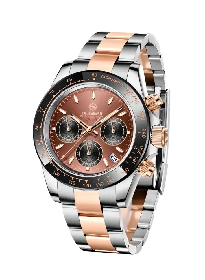 BERSIGAR - Bersigar BG-1664 Luxaura Design Stainless Steel Water Resistant Watch - Image 1