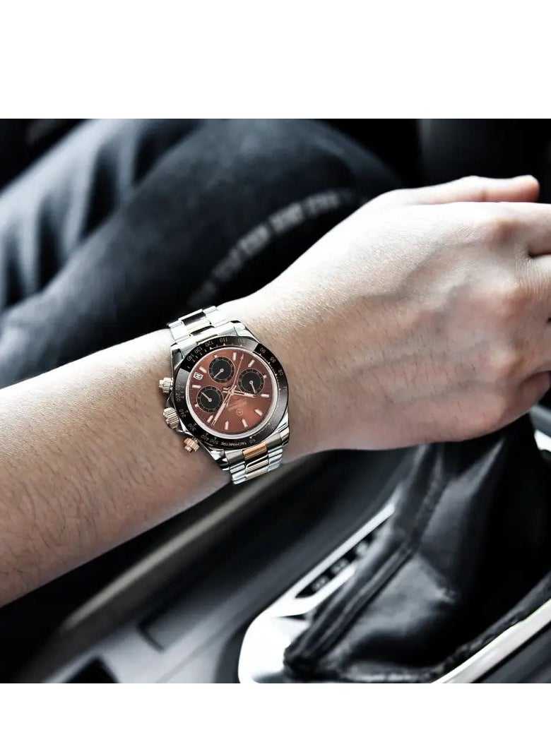 BERSIGAR - Bersigar BG-1664 Luxaura Design Stainless Steel Water Resistant Watch - Image 1