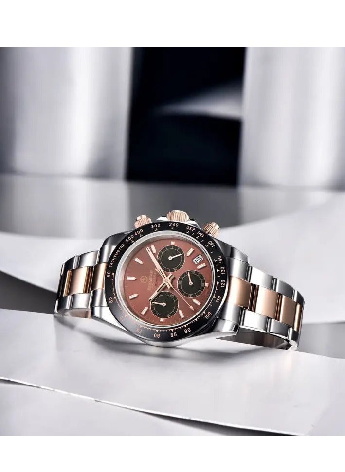 BERSIGAR - Bersigar BG-1664 Luxaura Design Stainless Steel Water Resistant Watch - Image 1