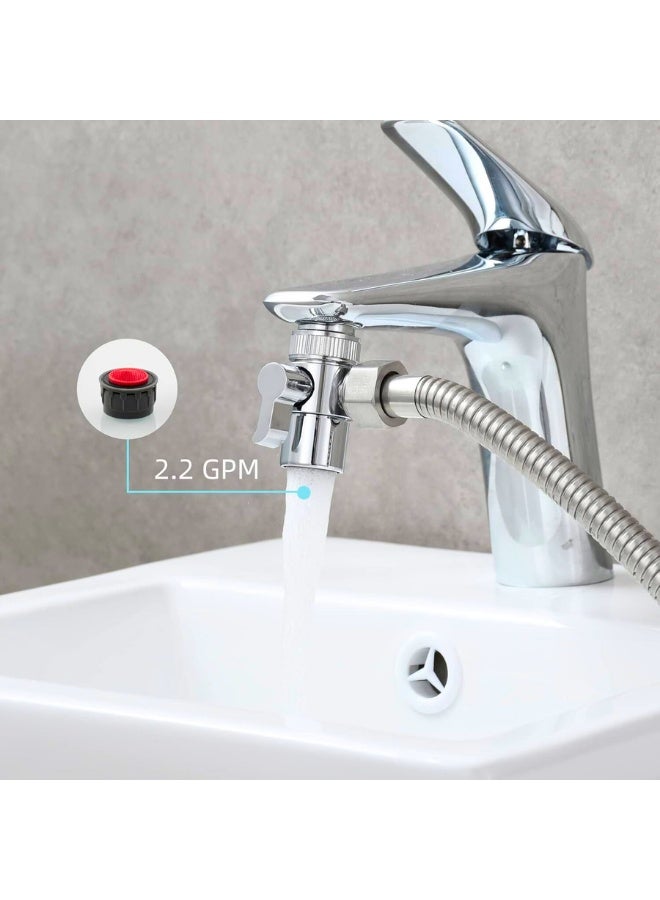 Chase Up Brass Diverter Valve for Kitchen Sink Faucet or Bathroom Basin Tap, Faucet Replacement Part M22 X M24, SBA021 - Image 4