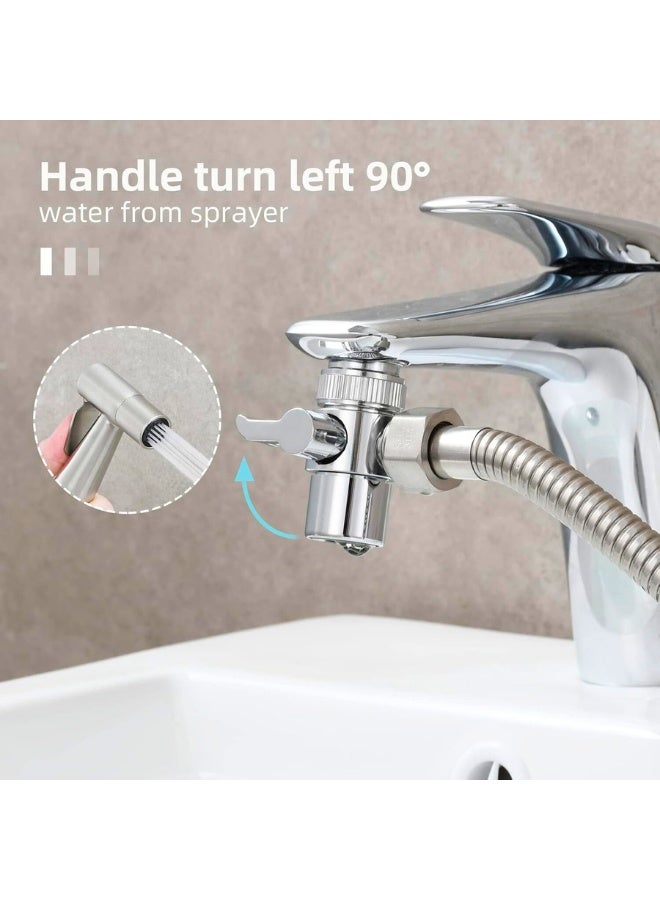 Chase Up Brass Diverter Valve for Kitchen Sink Faucet or Bathroom Basin Tap, Faucet Replacement Part M22 X M24, SBA021 - Image 3