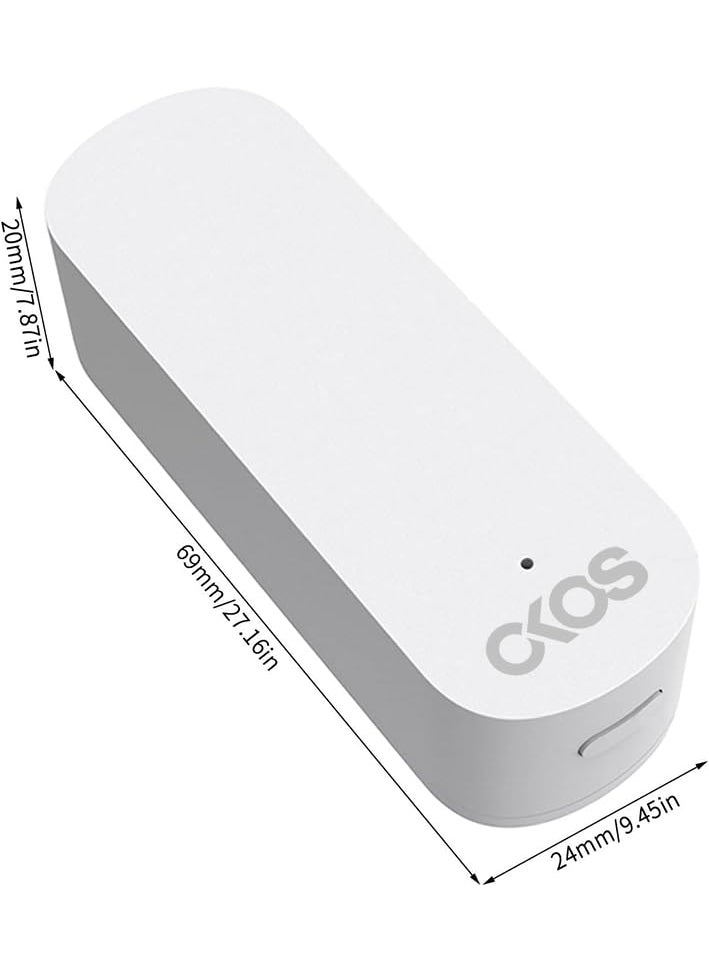 Okos Okos Smart Vibration Sensor Real time Monitor Long Battery Life Alexa Google Assistant for Home School Office Warehouse Locker Door Windows  - Image 3