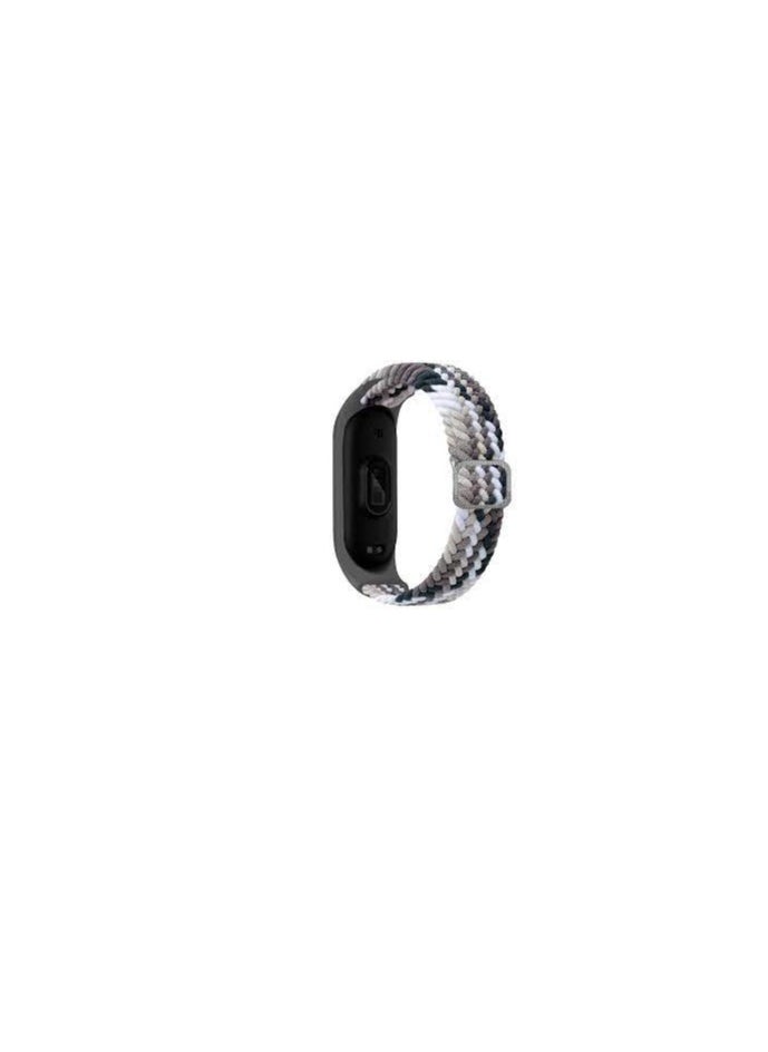 Generic Xiaomi Mi Band 9/Xiaomi Mi Band 8 strap, Braided Solo Loop for Xiaomi Band 8 Nylon Elastic Adjustable Replacement Wristband Xiaomi Smart Band 9/Xiaomi Smart Band 8 for Women Men  - Image 1