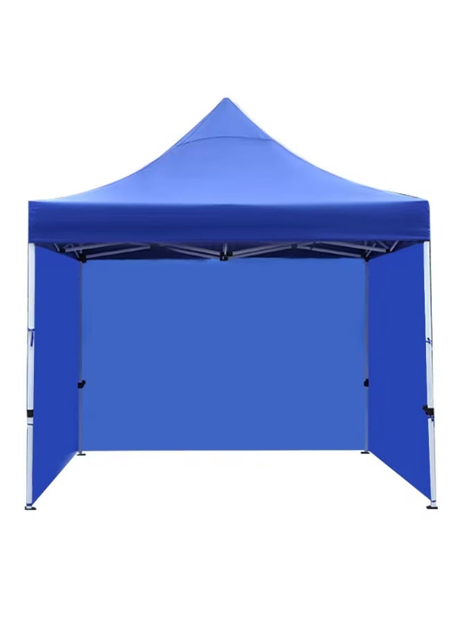 DubaiGallery Portable 3x3m Outdoor Gazebo Canopy Tent, Easy Setup Folding Shelter with Full Side Walls and Blue Cover, Ideal for Garden Parties, Camping, Events, Trade Shows, Markets, Picnics, Weddings and Outdoor Gatherings - Image 3