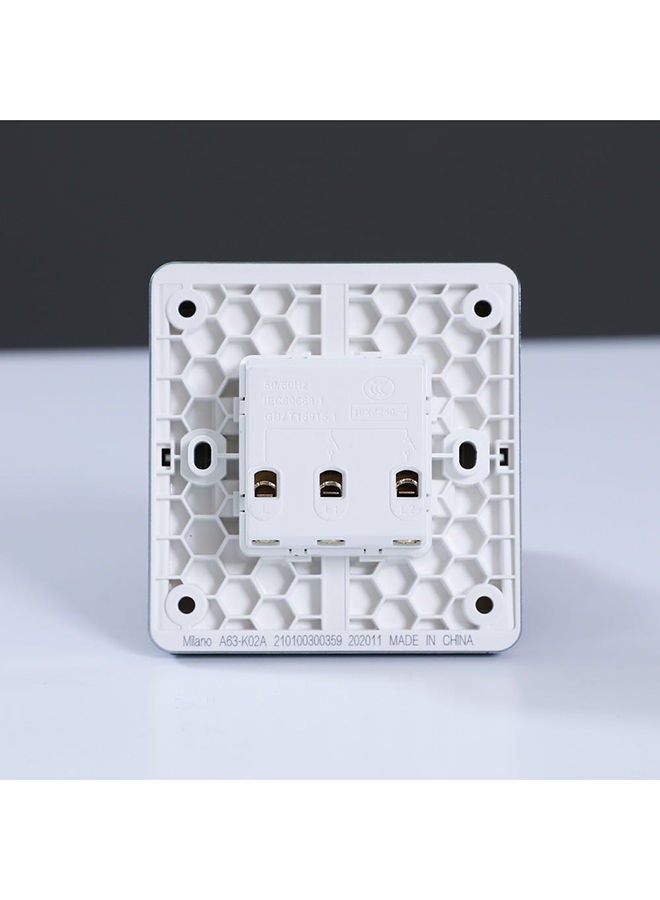 DANUBE HOME Danube Home - Milano 10A 2 Gang 1 Way Switch Sl Ps - Image 4