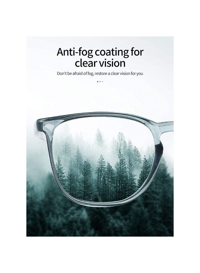 Safety Glasses Anti Fog Goggles Protective Eyewear Blue Light Blocking Anti Dust UV Protection Glasses For Men Women (Black) - Image 5