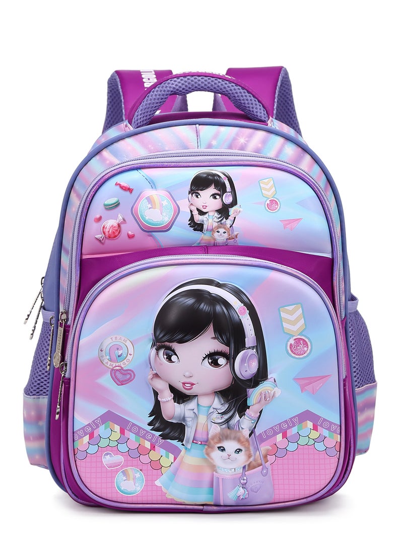 Stargold Baby Backpack For Baby Girls With Adjustable Strap For School 14 Inch 