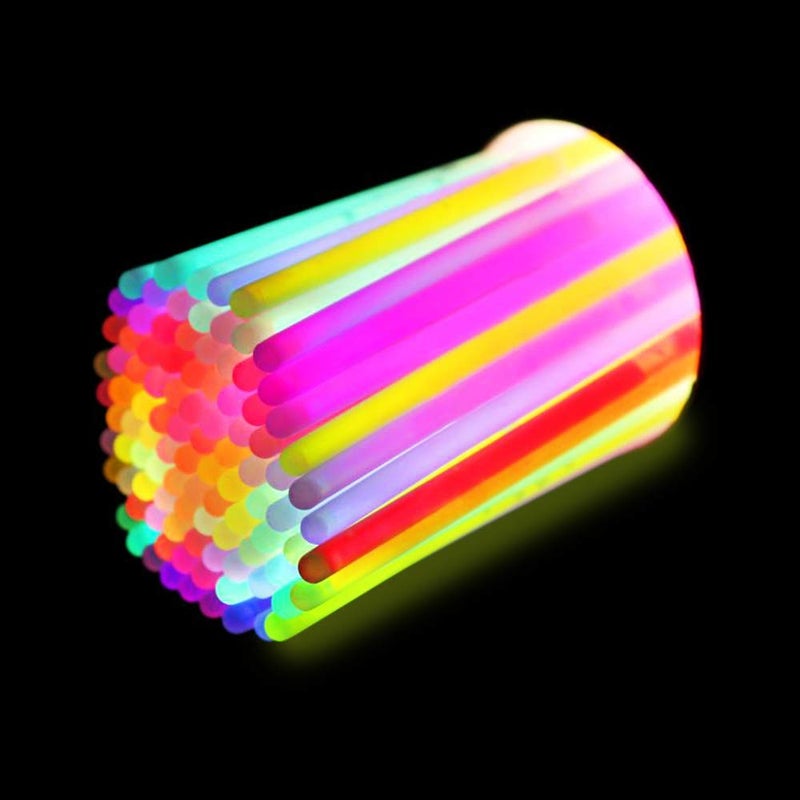 JOYIN 1000 Pcs 8" Glowsticks, Bracelets Necklaces, Glow in the Dark Party Favors, Easter, Christmas, Halloween Supplies Pack, Football Party Supplies - Image 3