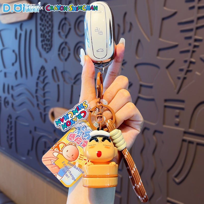 Crayon Shin-chan UV Color-Change Keychain Pendant - Image 4