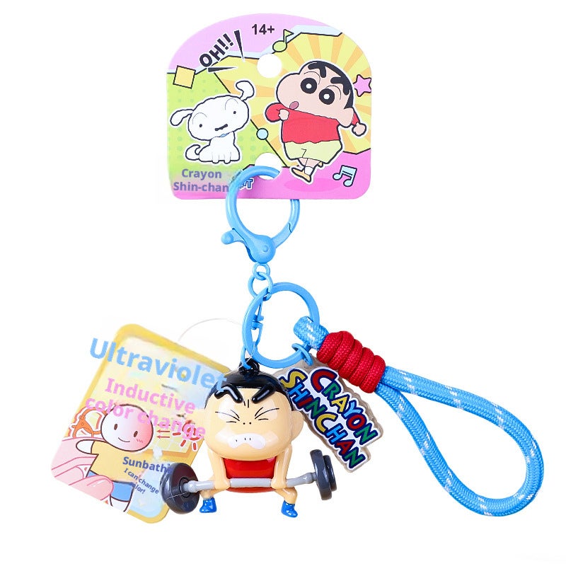 Crayon Shin-chan UV Color-Change Keychain Pendant - Image 5
