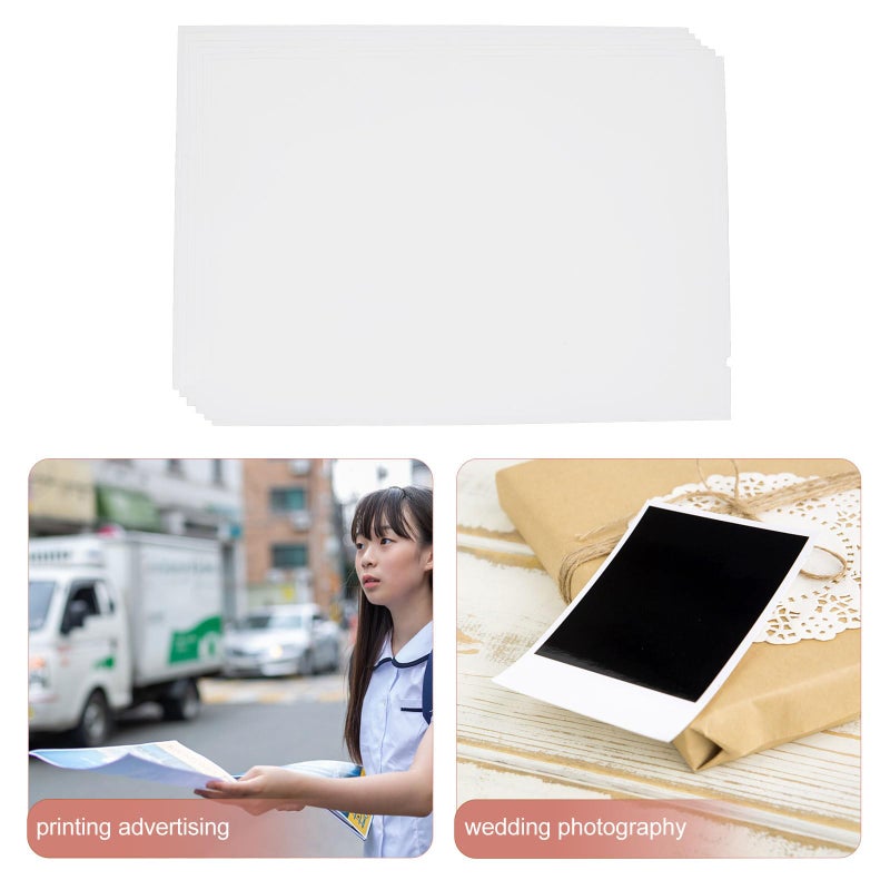 Glossy Double Sided Inkjet Photo Paper 10 Sheets Oil Scratch Resistant For Business Cards - Image 5