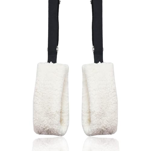 Lights Mountain Adjustable Pilates Fuzzies Straps - Premium Plush Cuffs for Pilates Cadillac Reformer, Pilates Equipment for Home and Studio, Provides Comfort, Stability, and Support During Workouts - Image 1