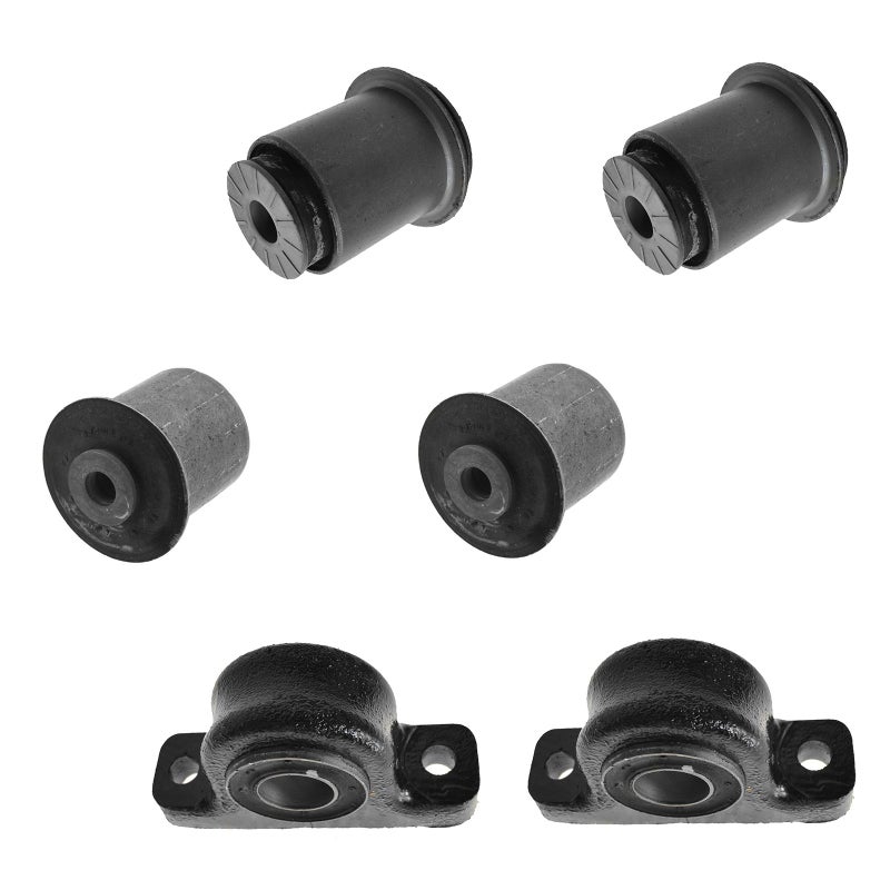 TRQ Control Arm Bushings Front Lower Kit Set of 6 for Commander Grand Cherokee