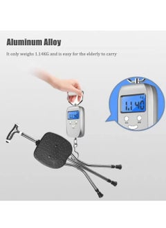 Cool Baby COOLBABY Folding Cane with Seat Height Adjustable with Magnetic Stone Massage Cane Stool Portable Folding Cane Chair Aviation Aluminum Alloy Material  - Image 5