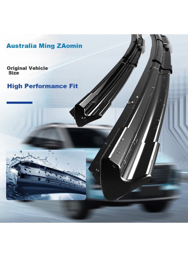 Aoming Hongqi Hs5 Windshield Wiper Blades, Specialized Boneless Rubber Strip Wipers, Original Size Front Windshield Wipers - Image 2