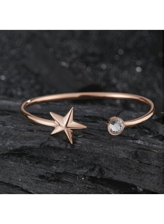 ZINK Women's Rose Gold Stainless Steel Bracelet | ZFBG002RGC - Image 3