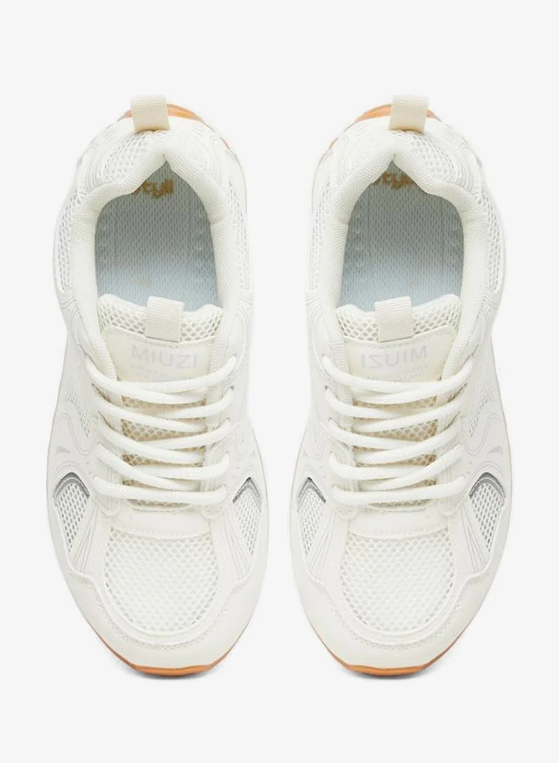 Styli Active White Women White Mesh Sneakers for Women | Best Price UAE