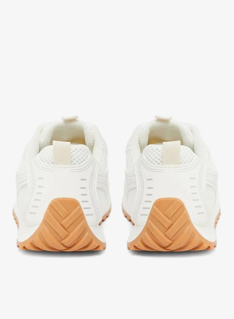 Styli Active White Women White Mesh Sneakers for Women | Best Price UAE