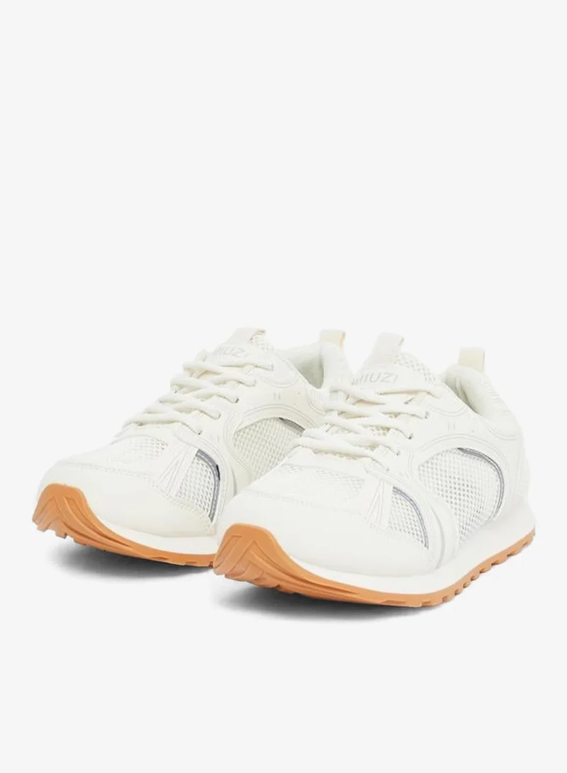 Styli Active White Women White Mesh Sneakers for Women | Best Price UAE