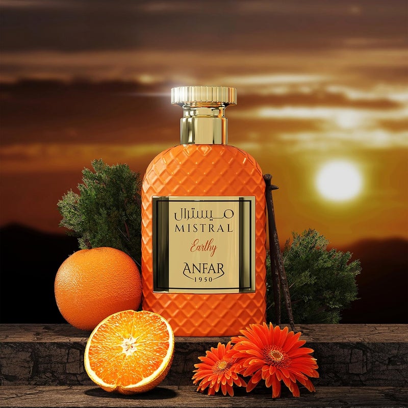 Anfar عطر أنفار ميسترال إيرثي إكستراكت دي بارفان بخاخ للجنسين - 3.4 أونصة - Image 2