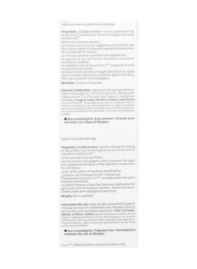 Bioderma Cicabio Arnica+ Cream 40ml - Image 2