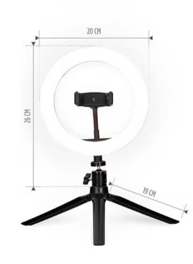 Risen smart your tech Kit Studio Live LED Ring with Tripod and Stand for Smartphones - Image 2