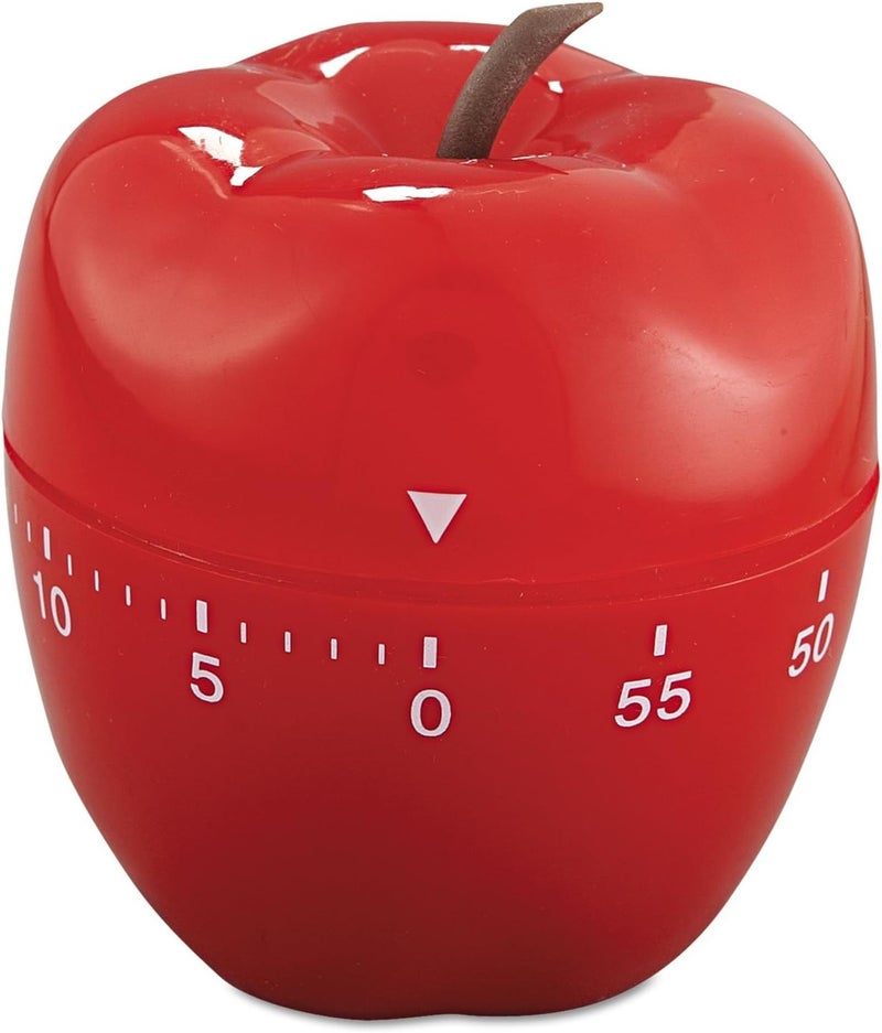 Baumgartens 77042 Shaped Timer 4Inch Dia Red Apple - Image 1