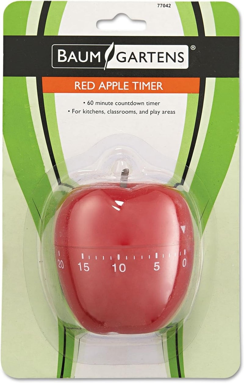 Baumgartens 77042 Shaped Timer 4Inch Dia Red Apple - Image 2