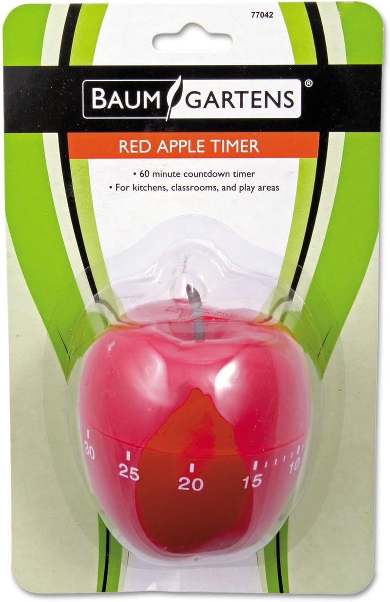 Baumgartens 77042 Shaped Timer 4Inch Dia Red Apple - Image 3