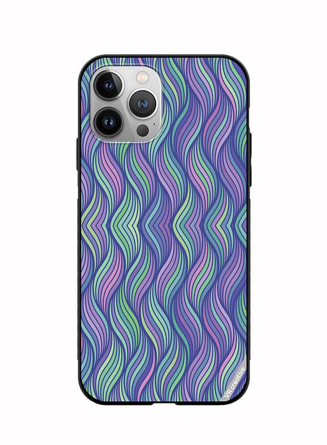 VR CREATIVE Protective Case Cover For Apple iPhone 11 Pro Strips Design Multicolour - Image 1