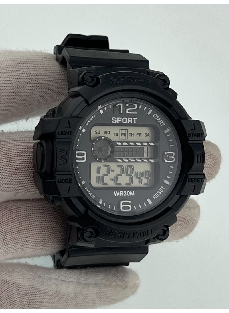 Digital Sports Watch with LED Display – Bold Casual Design for Everyday Wear - Image 4