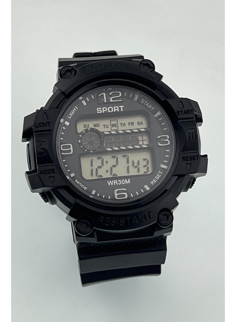Digital Sports Watch with LED Display – Bold Casual Design for Everyday Wear - Image 2