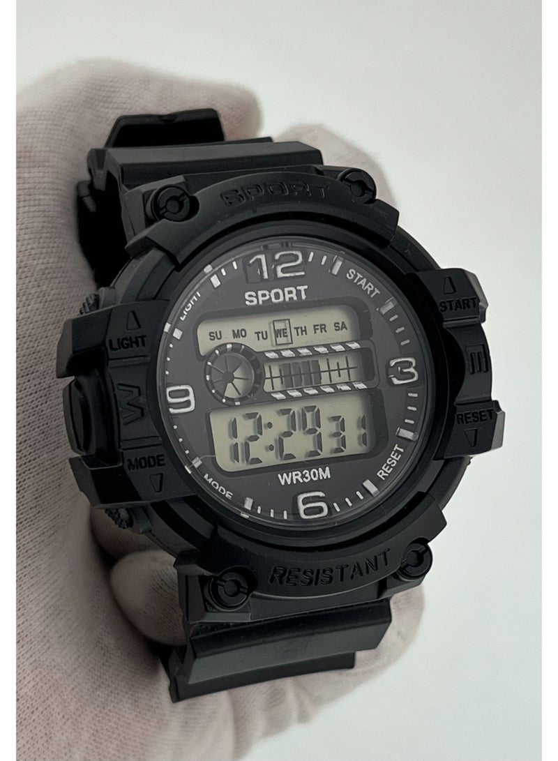 Digital Sports Watch with LED Display – Bold Casual Design for Everyday Wear - Image 3