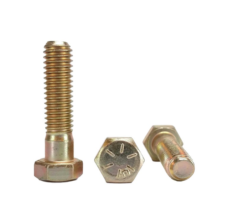 Chenango Supply 3/8-16 x 1-1/2" Hex Head Bolts, Grade 8 (3/4" to 4" Lengths in Listing) Hex Head Cap Screws (3/8-16x1-1/2 (25 pcs)) - Image 4