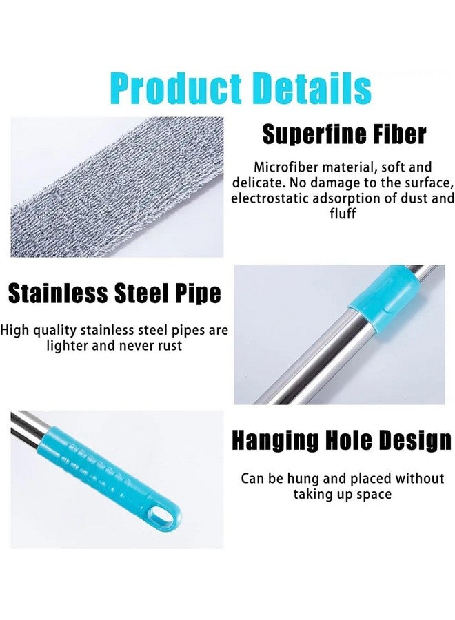 DODGE 'N WOLVES Gap Dust Cleaner Under Appliance Microfiber Duster Dust Brush with Extension Pole (36 to 55 Inches) Cleaning Duster for Bed High Ceilings Furniture Bottom Household Gap Duster - Image 5