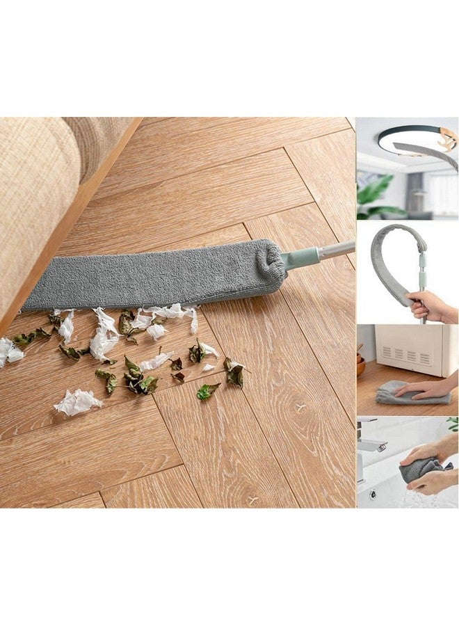 DODGE 'N WOLVES Gap Dust Cleaner Under Appliance Microfiber Duster Dust Brush with Extension Pole (36 to 55 Inches) Cleaning Duster for Bed High Ceilings Furniture Bottom Household Gap Duster - Image 3