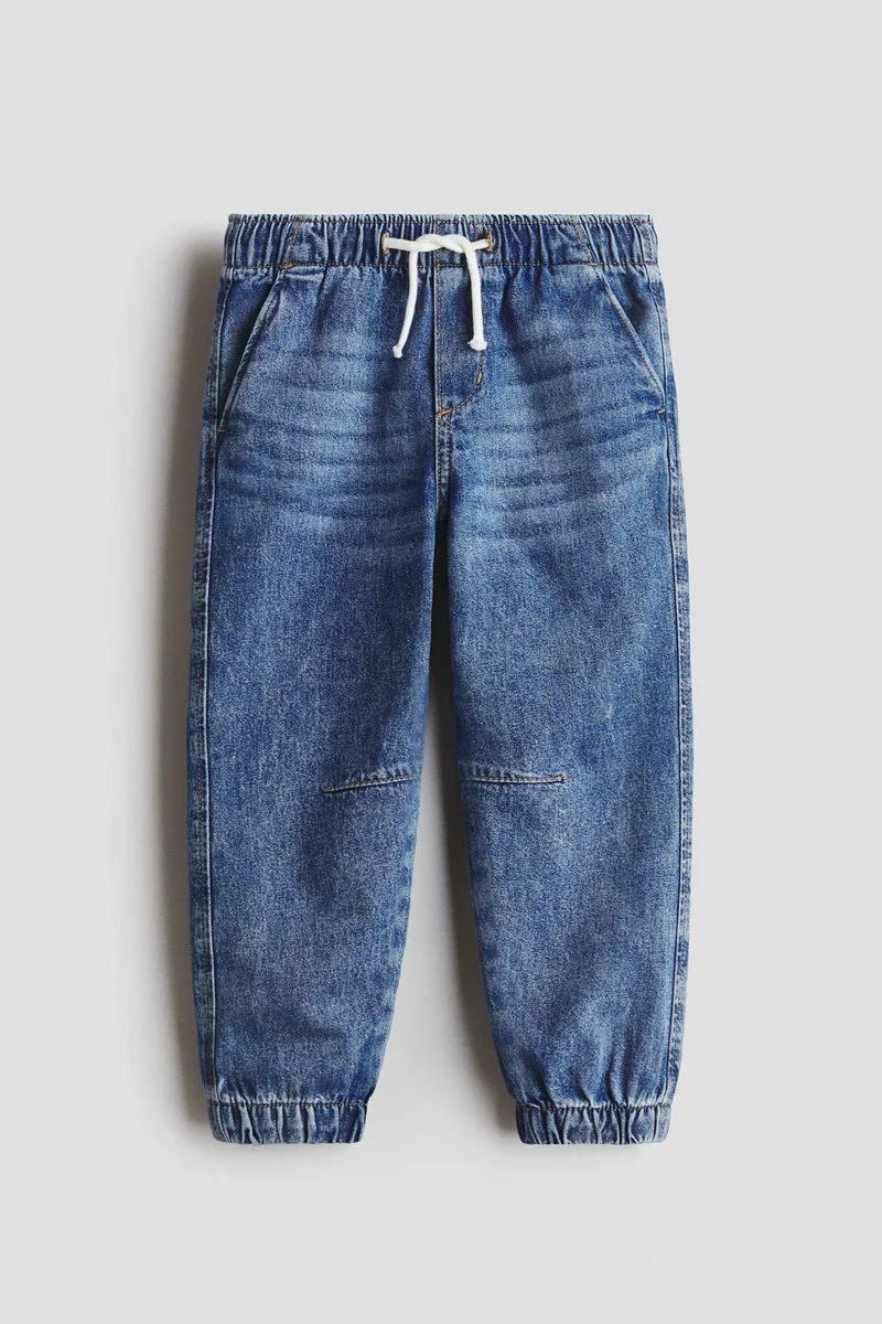 H&M Cotton denim joggers