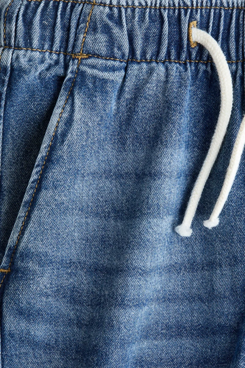 H&M Cotton denim joggers