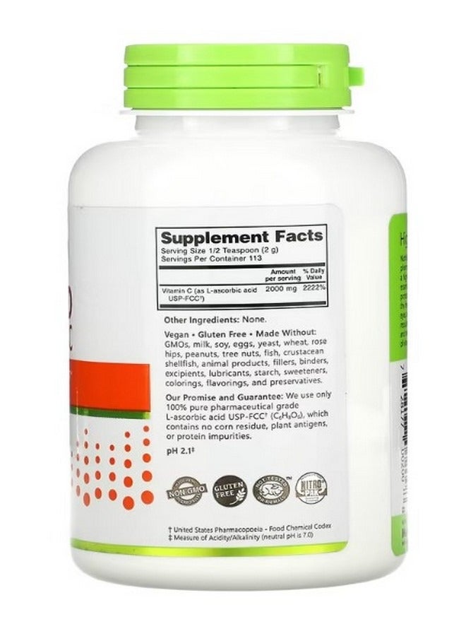 Nutribiotic Immunity Ascorbic Acid 100 Pure Vitamin C Crystalline Powder 8 oz 227 g - Image 2