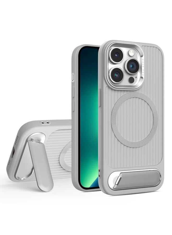 Zaboon Case For iPhone 13 Pro Max Vertical Lines Invisible Flat Holder MagSafe Phone Case - Image 1