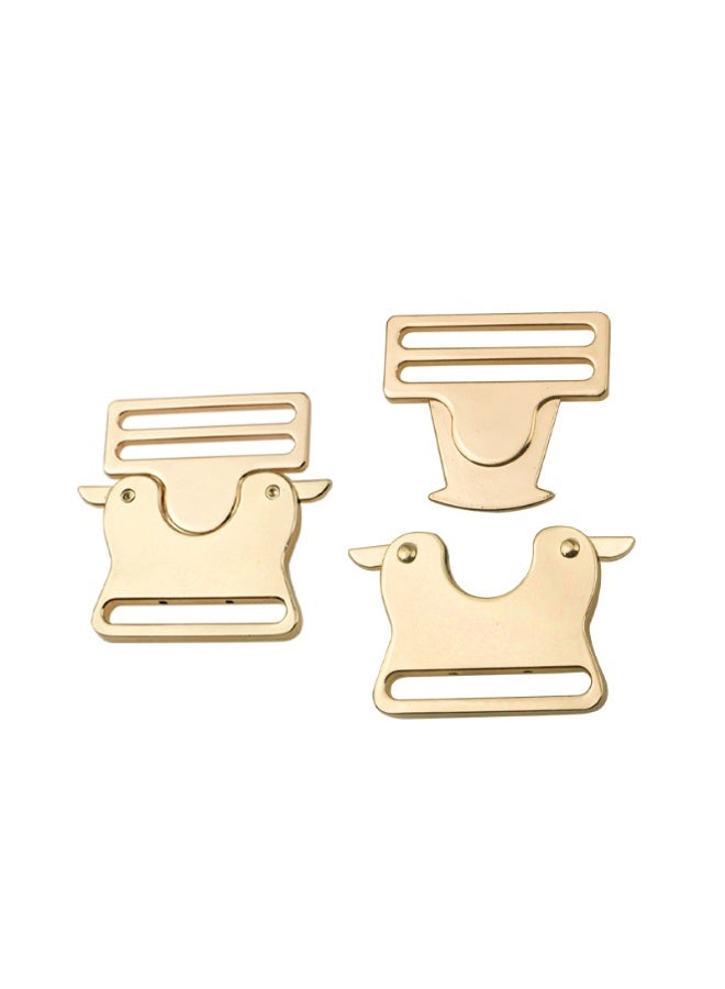 2Pcs Zinc Alloy Replacement Buckles Metal Side Quick Release Buckle for Nylon Bag Straps Webbing Bracelet Backpack Belt - Image 3